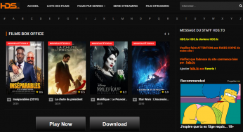 HDS1 un site de Streaming VF Film HD a part