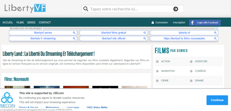Pourquoi Les Sites De Streaming Ne Marche Plus LibertyVf devient Libertiland : Streaming illimité