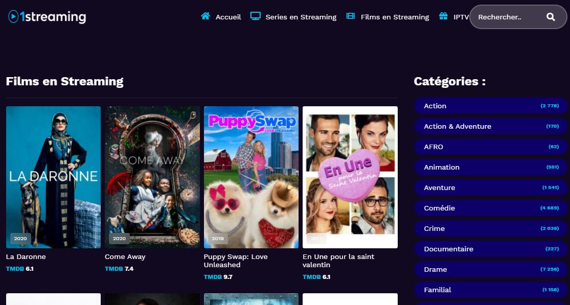 Novaflix Sans Pub 01streaming meilleur site de streaming HD