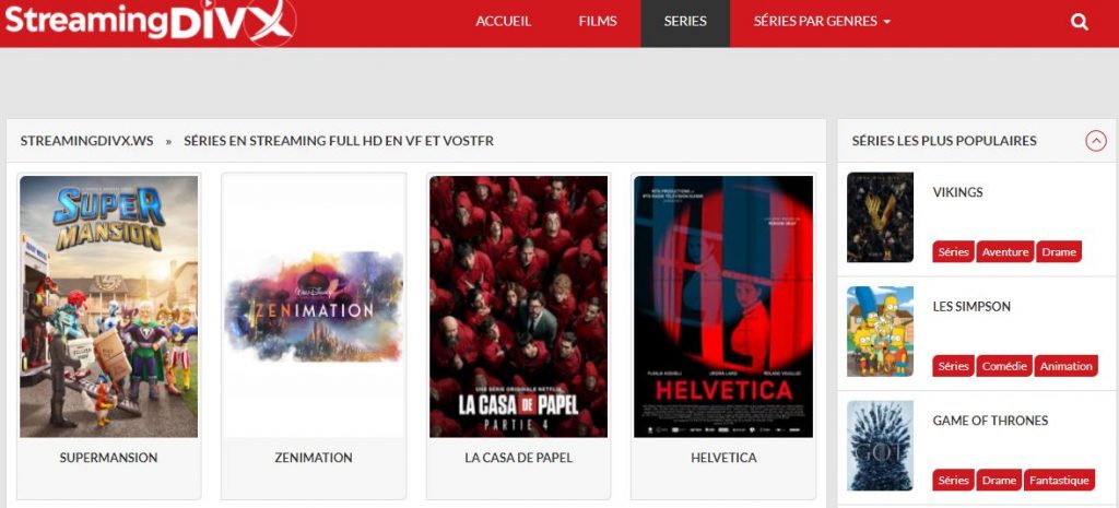 Novaflix Sans Pub Streamingdivx meilleur site de streaming film et série HD