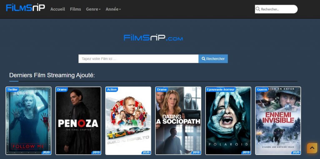 Film Streaming 1. Rip filmsrip : streaming film et série gratuit 2021